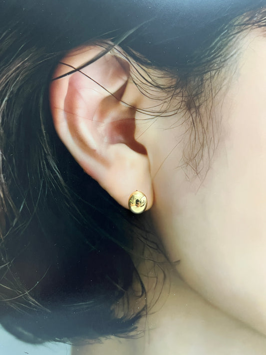 13番 トレンディゴールドピアス(シルバー/ゴールド)